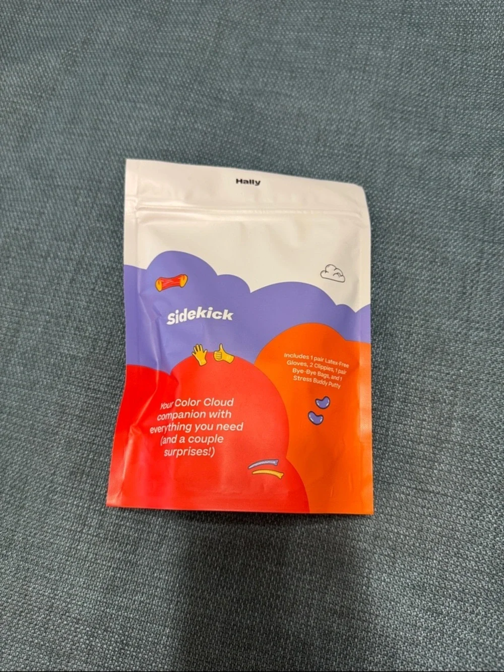 Hally Sidekick Color Cloud Pouch Unisex O/S Sealed